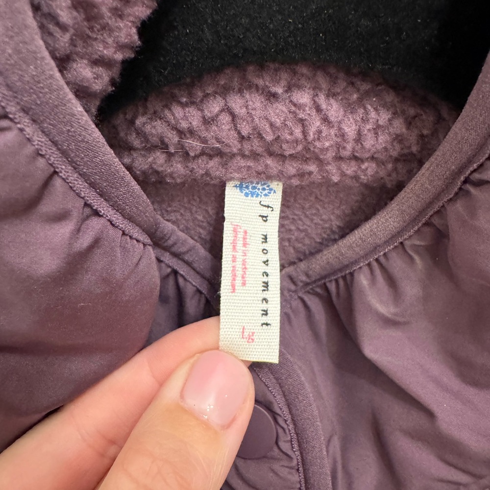 Free People Movement Hit the Slopes Jacket | Blackberry | Large - Picture 2 of 3